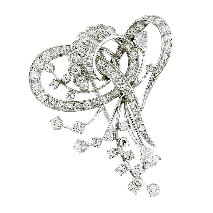 Plain Diamond CC Brooch – JDAccessoriTreasures